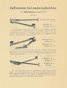 Amsler Planimeter Katalog