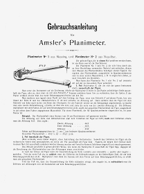 Amsler Planimeter Anleitung