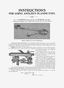 Amsler Planimeter Anleitung