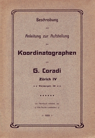 Coradi Anleitung Koordinatograph